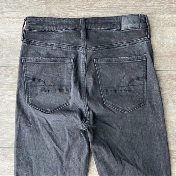 American Eagle Outfitters  Ripped Super Stretch Super Hi Rise Jegging Jeans - Picture 9 of 16